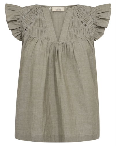 Mos Mosh - MMWoda Izha Blouse - Burnt Olive